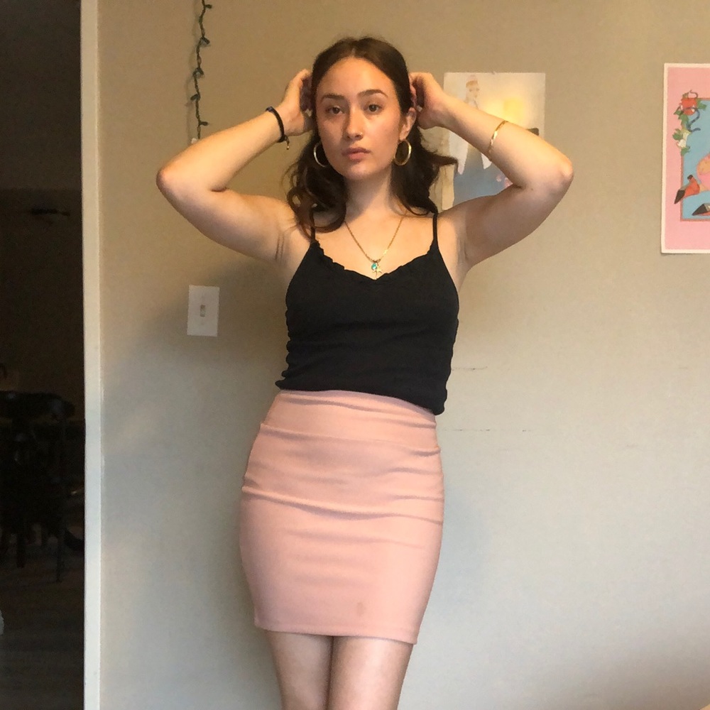 Posh Pink Mini Skirt